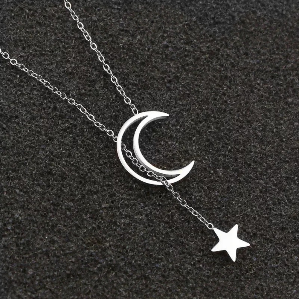 3/$30 🌙  Moon and Stars Necklace ⭐️ - Picture 2 of 7
